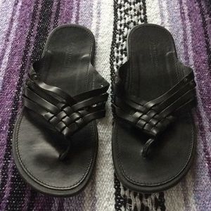 John Varvatos Italian leather sandals